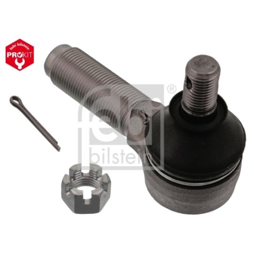 Febi Bilstein 43253 Spurstangenendst&uuml;ck mit Kronenmutter und Splint , 1 St&uuml;ck
