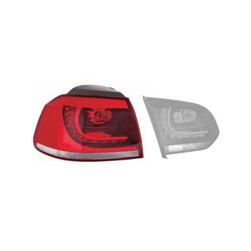Heckleuchte VAN WEZEL 5765925 f&uuml;r VW, links