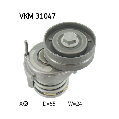 Spannrolle, Keilrippenriemen SKF VKM 31047 f&uuml;r AUDI SEAT SKODA VW, links oben