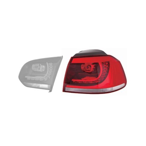 Heckleuchte VAN WEZEL 5765926 f&uuml;r VW, rechts