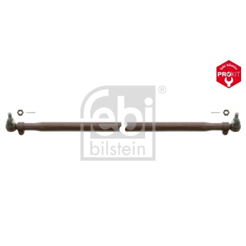 Febi Bilstein 24141 Spurstange mit Kronenmuttern und Splinten , 1 St&uuml;ck