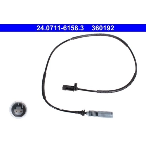 Sensor, Raddrehzahl ATE 24.0711-6158.3 f&uuml;r BMW, Hinterachse