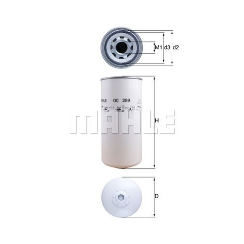 &Ouml;lfilter KNECHT OC 289 f&uuml;r DAF