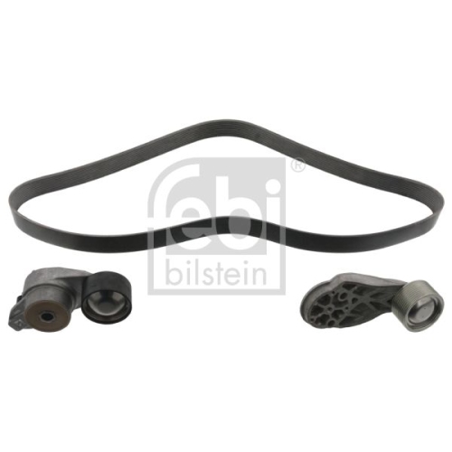 Febi Bilstein 101432 Keilrippenriemensatz mit Riemenspanner und Umlenkrolle 10 Rippenanzahl, , 1 St&uuml;ck