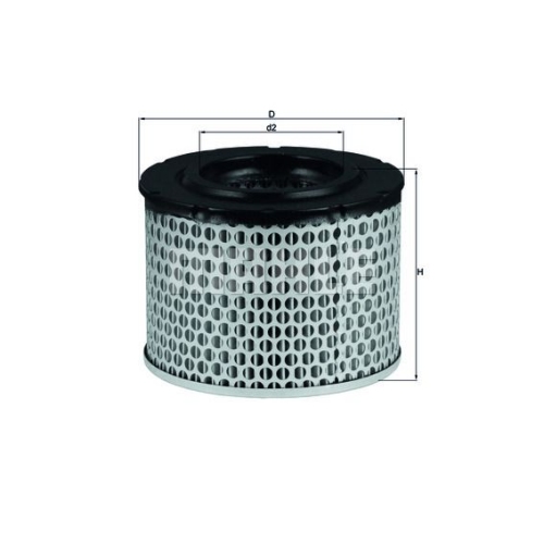 Luftfilter KNECHT LX 255 f&uuml;r BMW FORD GMC FAHR DEUTZ