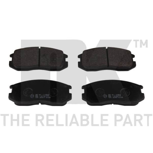 Bremsbelagsatz, Scheibenbremse NK 223017 f&uuml;r MITSUBISHI TOYOTA, Vorderachse