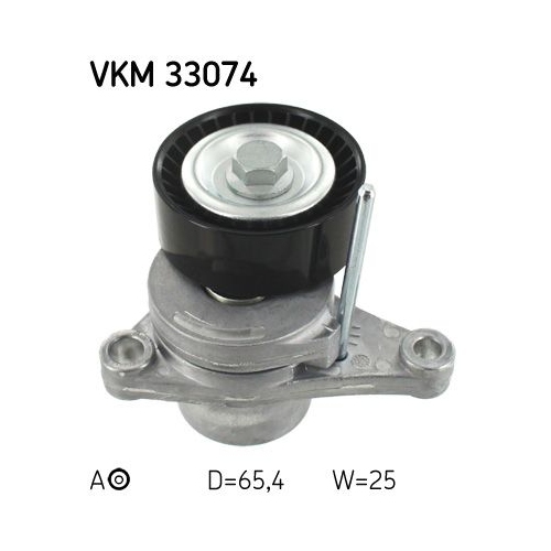 Spannrolle, Keilrippenriemen SKF VKM 33074 f&uuml;r CITRO&Euml;N PEUGEOT, links, mitte