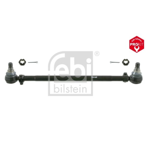 Febi Bilstein 24145 Spurstange mit Kronenmuttern und Splinten , 1 St&uuml;ck