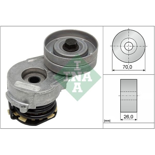Spannarm, Keilrippenriemen INA 534 0321 10 f&uuml;r HONDA OPEL VAUXHALL