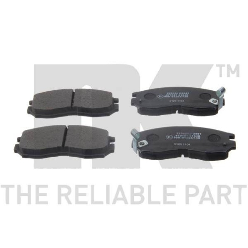 Bremsbelagsatz, Scheibenbremse NK 223020 f&uuml;r MITSUBISHI HYUNDAI PROTON