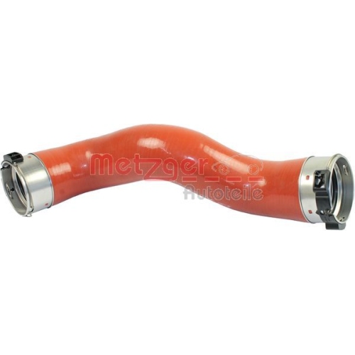 Ladeluftschlauch METZGER 2400263 f&uuml;r MERCEDES-BENZ, Ladeluftk&uuml;hler, rechts