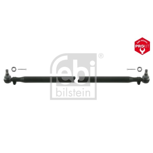 Febi Bilstein 24150 Lenkstange mit Kronenmuttern und Splinten, vom Lenkgetriebe zum Lenkzwischenhebel 2. Achse , 1 St&uuml;ck