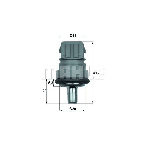 Sensor, K&uuml;hlmitteltemperatur MAHLE TSE 1D f&uuml;r VAG
