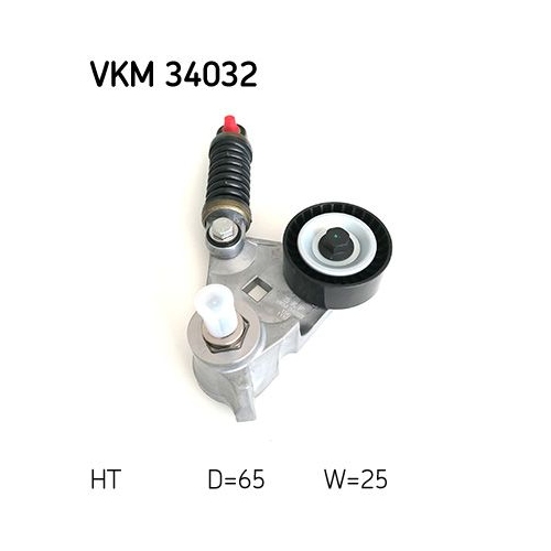 Spannrolle, Keilrippenriemen SKF VKM 34032 f&uuml;r FORD JAGUAR, links