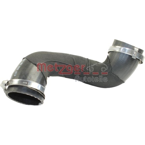 Ladeluftschlauch METZGER 2400286 f&uuml;r AUDI, Ladeluftk&uuml;hler, links, rechts oben