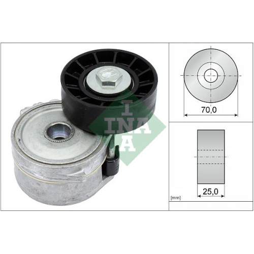 Spannarm, Keilrippenriemen INA 534 0334 10 f&uuml;r CITRO&Euml;N FIAT FORD PEUGEOT VOLVO