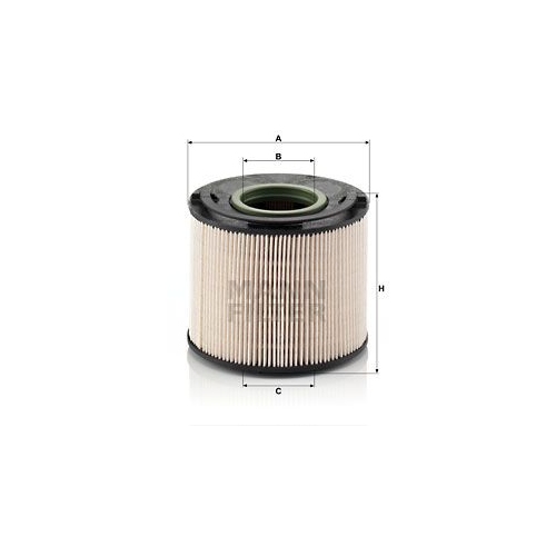 Kraftstofffilter MANN-FILTER PU 1033 x f&uuml;r PORSCHE VAG