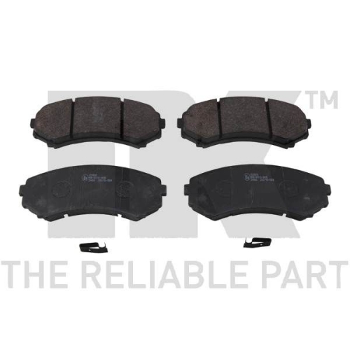 Bremsbelagsatz, Scheibenbremse NK 223026 f&uuml;r MAZDA MITSUBISHI NISSAN