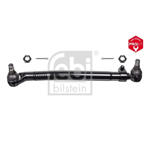 Febi Bilstein 102807 Spurstange mit Gewindeh&uuml;lse, Kronenmuttern und Splinten , 1 St&uuml;ck
