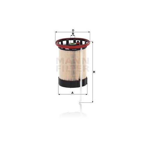 Kraftstofffilter MANN-FILTER PU 8014 f&uuml;r VAG