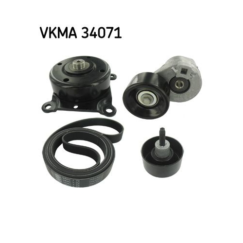 Keilrippenriemensatz SKF VKMA 34071 f&uuml;r FORD, f&uuml;r Fahrzeuge ohne Klimaanlage