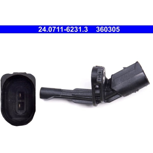 Sensor, Raddrehzahl ATE 24.0711-6231.3 f&uuml;r SEAT SKODA VAG, Hinterachse links