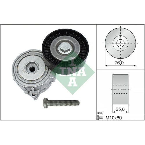 Spannarm, Keilrippenriemen INA 534 0375 10 f&uuml;r AUDI PORSCHE AUDI (FAW)
