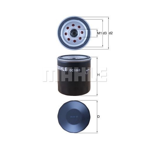&Ouml;lfilter KNECHT OC 1063 f&uuml;r FORD JAGUAR LAND ROVER