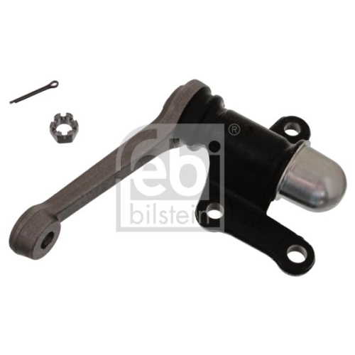 Febi Bilstein 43282 Lenkzwischenhebel mit Kronenmutter und Splint , 1 St&uuml;ck