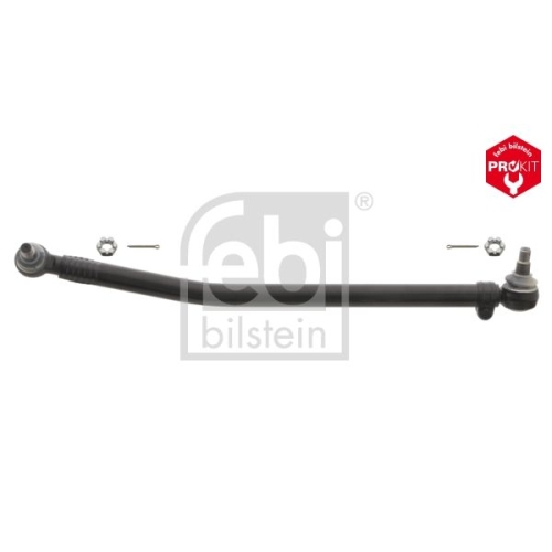 Febi Bilstein 17153 Lenkstange mit Kronenmutter und Splint, vom Lenkgetriebe zum 1. Lenkzwischenhebel , 1 St&uuml;ck