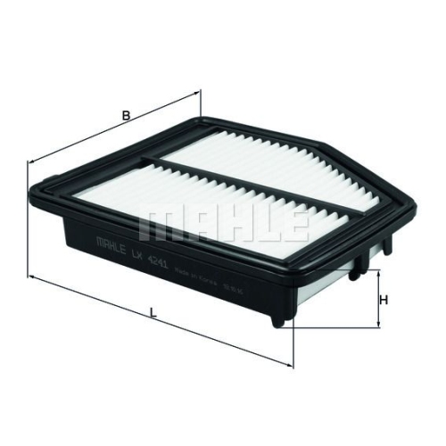 Luftfilter KNECHT LX 4241 f&uuml;r HONDA