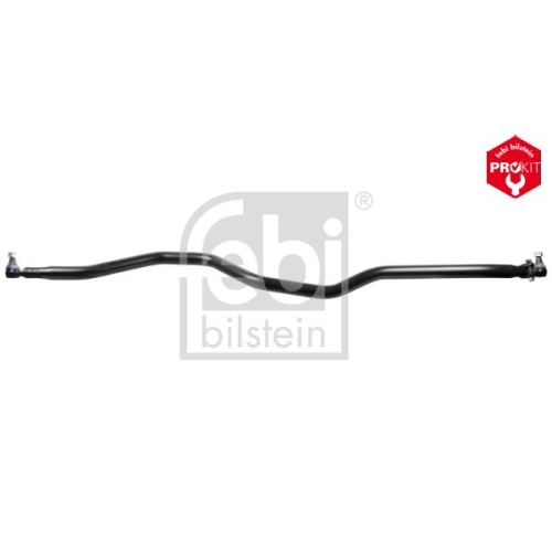 Febi Bilstein 108870 Lenkstange mit Kronenmutter und Splint, vom 1. Lenkzwischenhebel zum 2. Lenkzwischenhebel, 1 St&uuml;ck