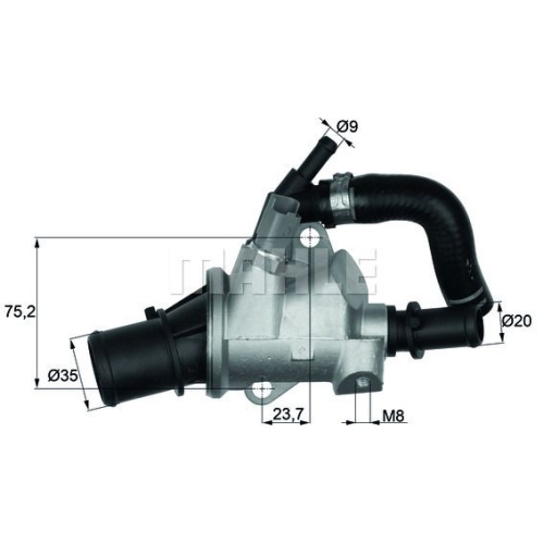 Thermostat, K&uuml;hlmittel MAHLE TI 146 88 f&uuml;r ALFA ROMEO FIAT