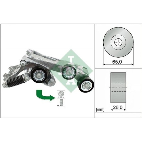 Spannarm, Keilrippenriemen INA 534 0446 10 f&uuml;r MERCEDES-BENZ