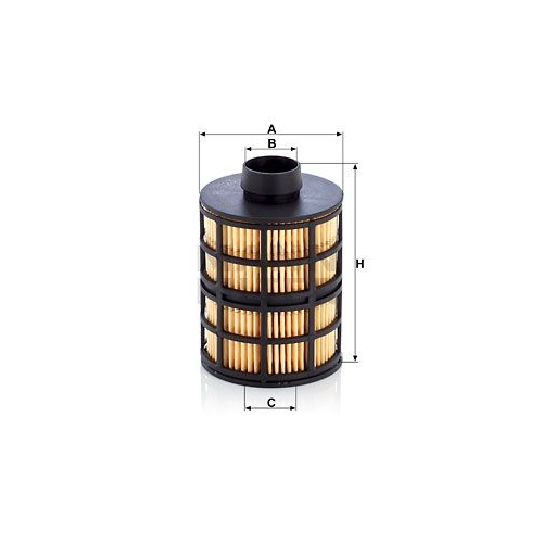 Kraftstofffilter MANN-FILTER PU 723 x f&uuml;r CITRO&Euml;N FIAT FORD OPEL PEUGEOT SUBARU