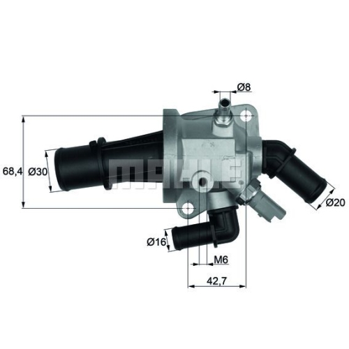 Thermostat, K&uuml;hlmittel MAHLE TI 153 88 f&uuml;r FIAT OPEL SUZUKI VAUXHALL