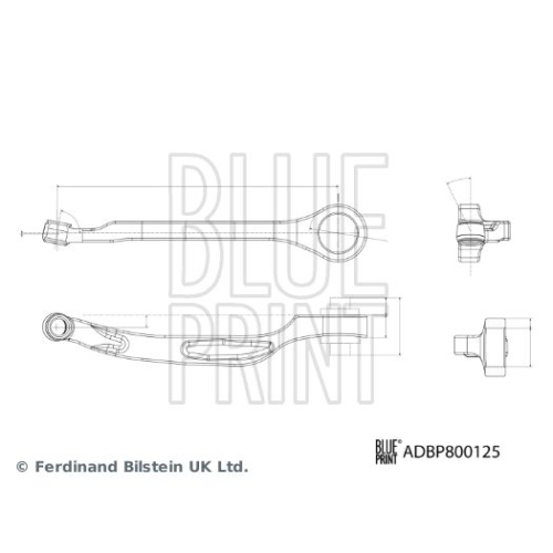 Blue Print 1x ADBP800125BP Motorlager