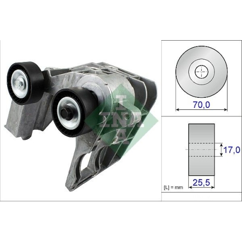 Spannarm, Keilrippenriemen INA 534 0467 10 f&uuml;r FORD