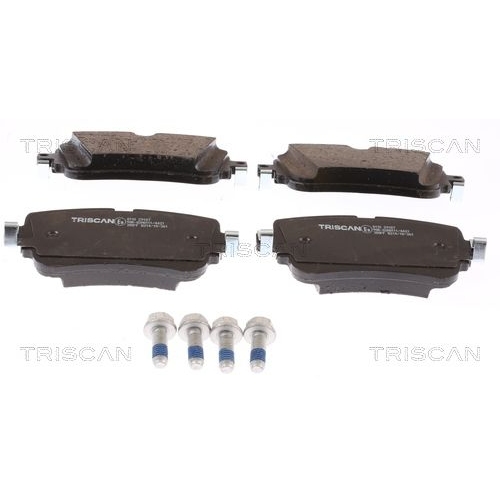 Bremsbelagsatz, Scheibenbremse TRISCAN 8110 29187 f&uuml;r AUDI, Hinterachse