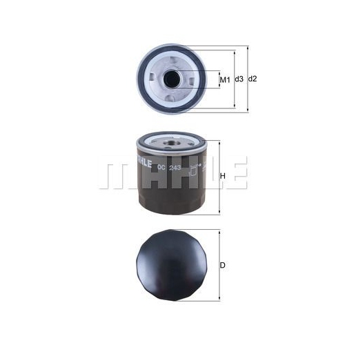 &Ouml;lfilter KNECHT OC 243 f&uuml;r CITRO&Euml;N FIAT FORD GMC IVECO PEUGEOT