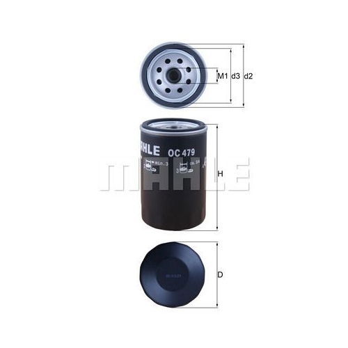 &Ouml;lfilter KNECHT OC 479 f&uuml;r CHRYSLER FIAT FORD GMC MAZDA OPEL VAUXHALL VAG DEUTZ