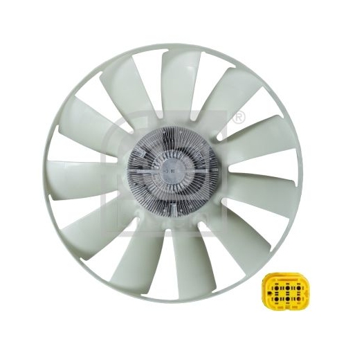 Febi Bilstein 108892 L&uuml;fterkupplung mit L&uuml;fterfl&uuml;gel, 1 St&uuml;ck