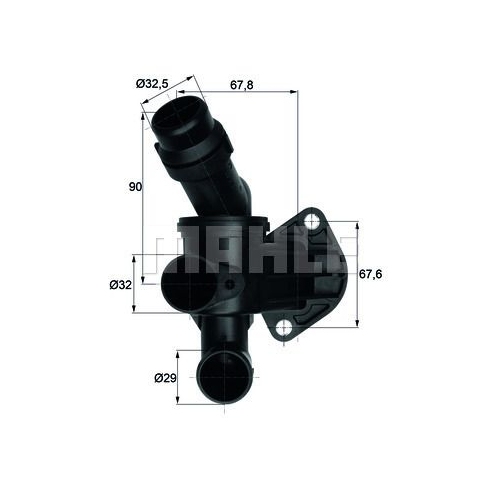 Thermostat, K&uuml;hlmittel MAHLE TI 7 87 f&uuml;r VAG