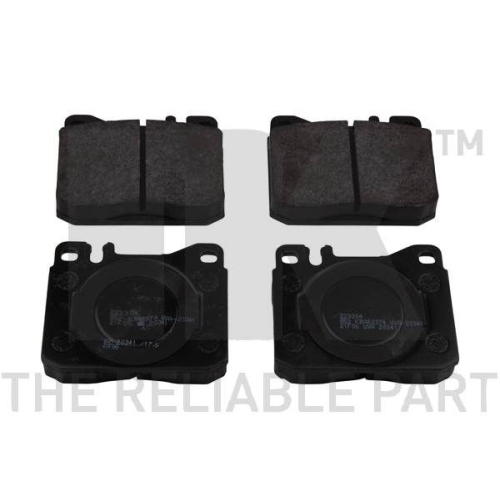 Bremsbelagsatz, Scheibenbremse NK 223304 f&uuml;r MERCEDES-BENZ, Vorderachse