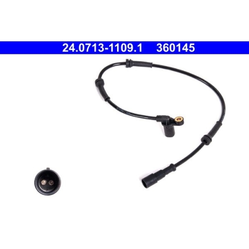 Sensor, Raddrehzahl ATE 24.0713-1109.1 f&uuml;r RENAULT, Vorderachse