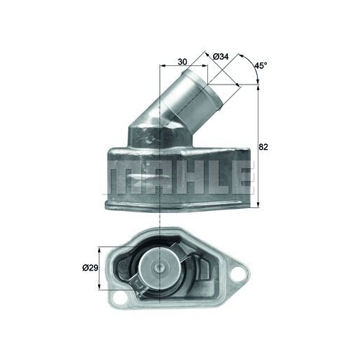 Thermostat, K&uuml;hlmittel MAHLE TI 9 87 f&uuml;r GMC OPEL VAUXHALL CHEVROLET DAEWOO