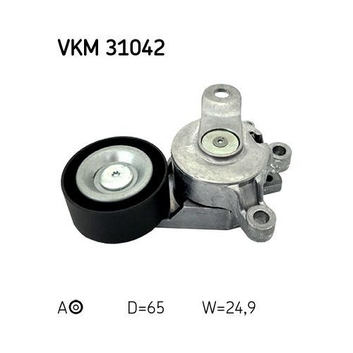 Spannrolle, Keilrippenriemen SKF VKM 31042 f&uuml;r AUDI SEAT SKODA VW, links oben