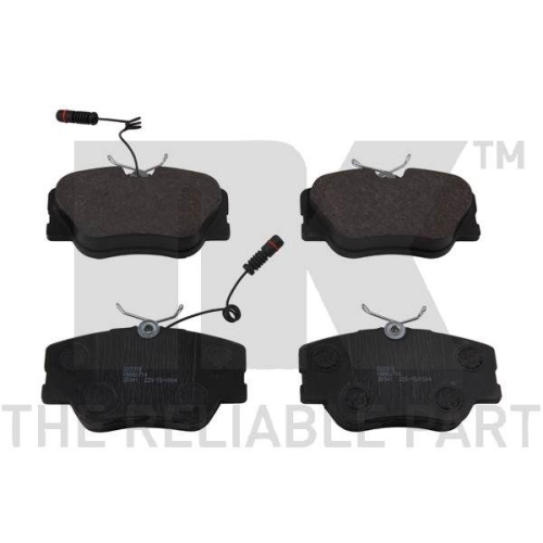 Bremsbelagsatz, Scheibenbremse NK 223318 f&uuml;r MERCEDES-BENZ, Vorderachse