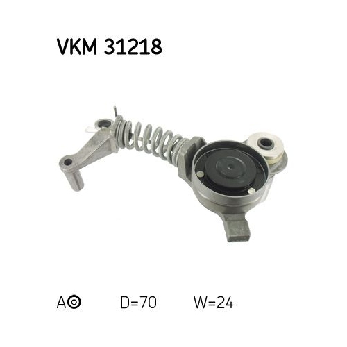 Spannrolle, Keilrippenriemen SKF VKM 31218 f&uuml;r AUDI