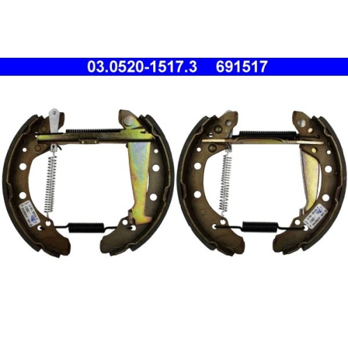 Bremsbackensatz ATE 03.0520-1517.3 Original ATE TopKit f&uuml;r, Hinterachse